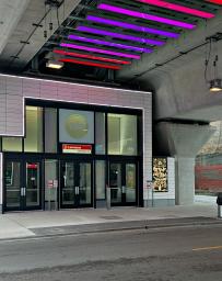 Red and Purple Line station