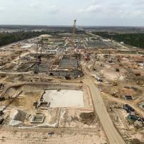 Houston Waterworks Team Aerial Crane