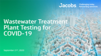 Wastewater Treatment Plant Testing for COVID-19