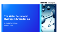 The Water Sector and Hydrogen: Green for Go