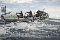 Crew rowing HMS Oardacious