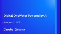 Digital OneWater Powered by AI