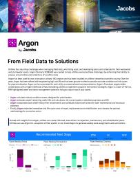 Argon by Jacobs From Field Data to Solutions