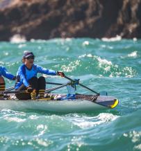 Irene Or paddling