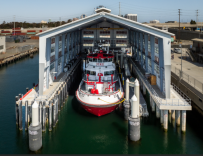 Fireboat Station 20 at the Port of Long Beach