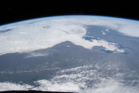 ISS photo of Jaymes Bay, Ontario Canada used for the AMASS project