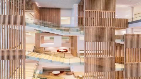 Singapore Innovation Center - interior stair case design