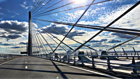 View across Queensferry bridge