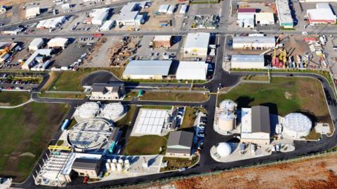 Spokane WWTP aerial 