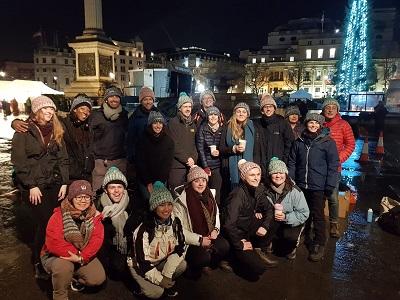 Group photo of Jacobs team at WBSO in London