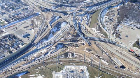 Zoo Interchange construction