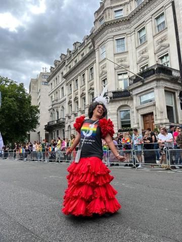 Rebecca Scott at London Pride