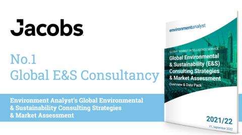 Jacobs No.1 Global E&amp;S Consultancy banner