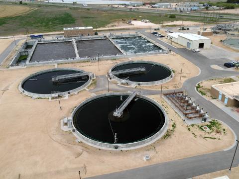 Goodyear Water Treatment Facility aerial view