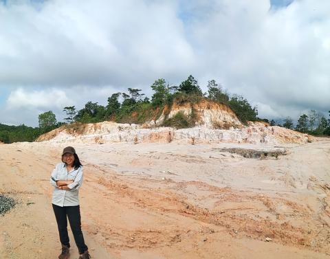 This picture was taken before the COVID-19 outbreak when I was supervising our subcontractor on environmental sampling and social survey in Sumatra Island for periodical reporting to lenders and the local environmental agency. Being an environmental scientist, I get the chance to visit many places I’ve never been to before and meet new people from different cultures.  