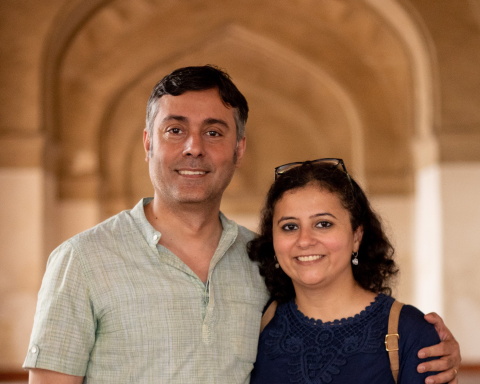 Dhruv Kapoor and wife