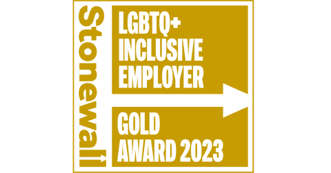 Stonewall LGBTQ+ Inclusive Employer Gold Award 2023