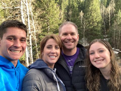 Lela Perkins and family