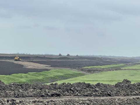 Construction of the 30-Mile Diversion Channel is underway.