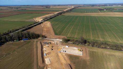 Aerial drone image of Strategic Pipeline Alliance project, courtesy of Matthew Power Photography