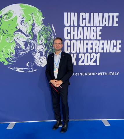 Graeme Cooper at COP26