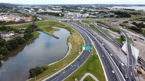 Dunkettle Interchange Image credit: Transport Infrastructure Ireland