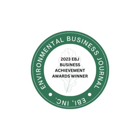 Environmental Business Journal EBI, Inc. 2023 EBJ Business Achievement Awards Winner