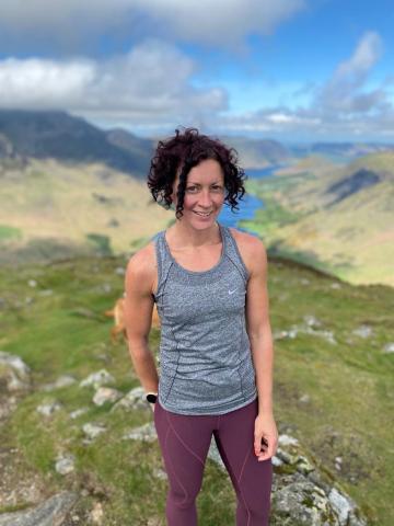 Jenny in mountains