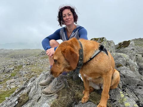 Jenny and her dog