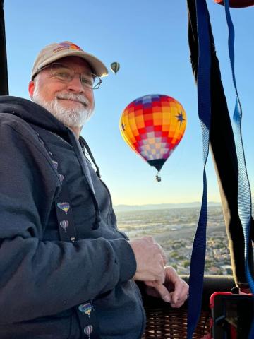 Bill hot air ballooning