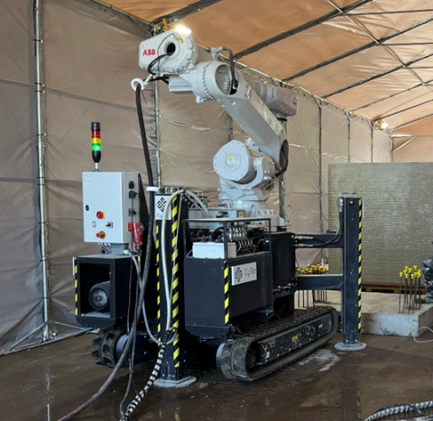 Robot used for 3D printing