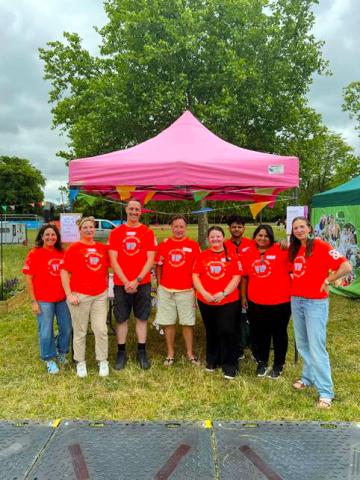 Jacobs at the Windsor Parallel Festival of Inclusivity in the U.K., supporting Little Muddy Boots with a sensory garden and walk