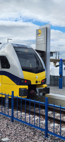 DART Silver Line Train at station