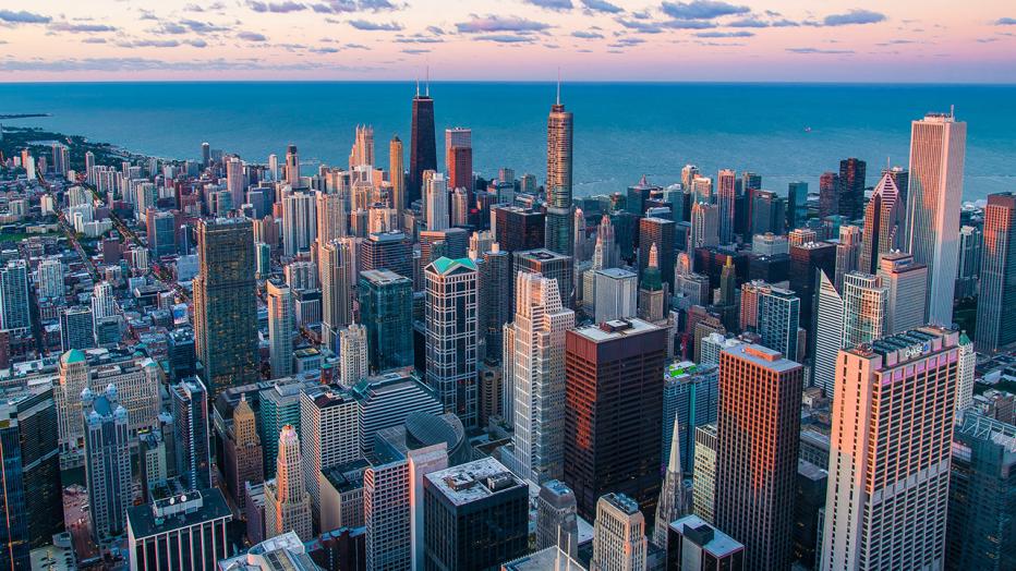 Stock image of Chicago skyline