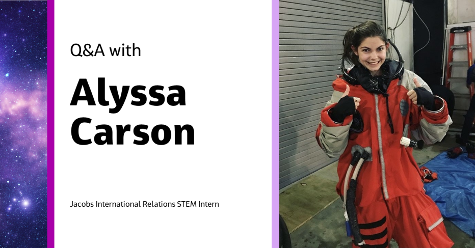 Q&amp;A: Talking with Alyssa Carson, International Relations STEM Intern