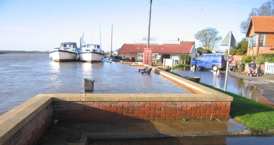 River bank with boats