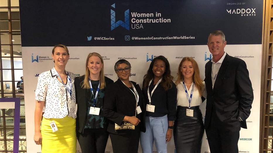 Group photo from the Women in Construction USA conference 2019