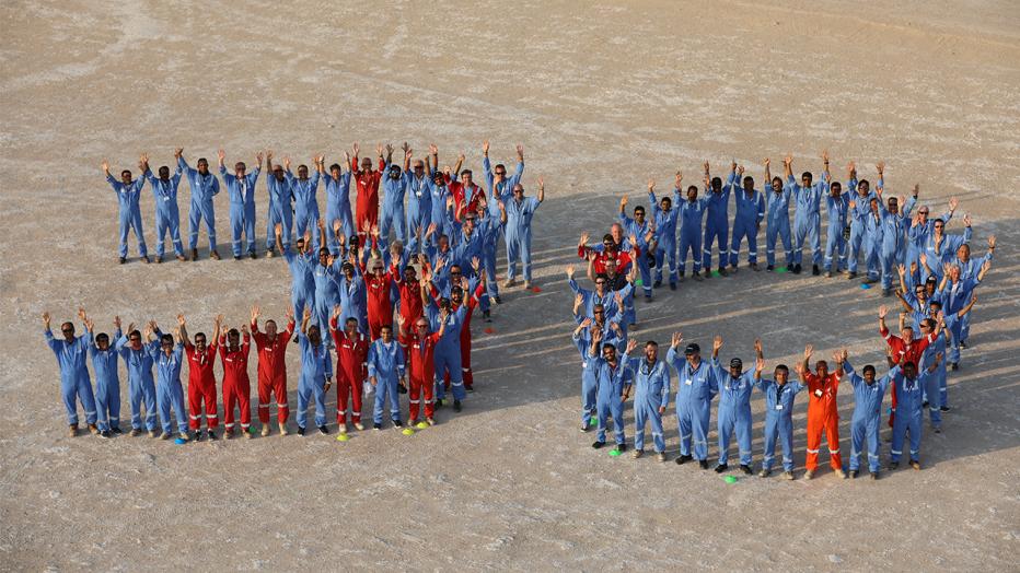 BP Khazzan celebration