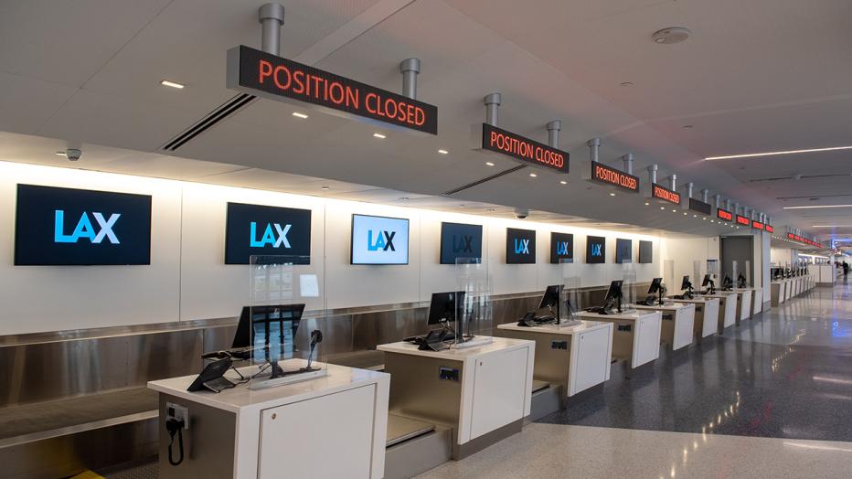 LAX ticket counters