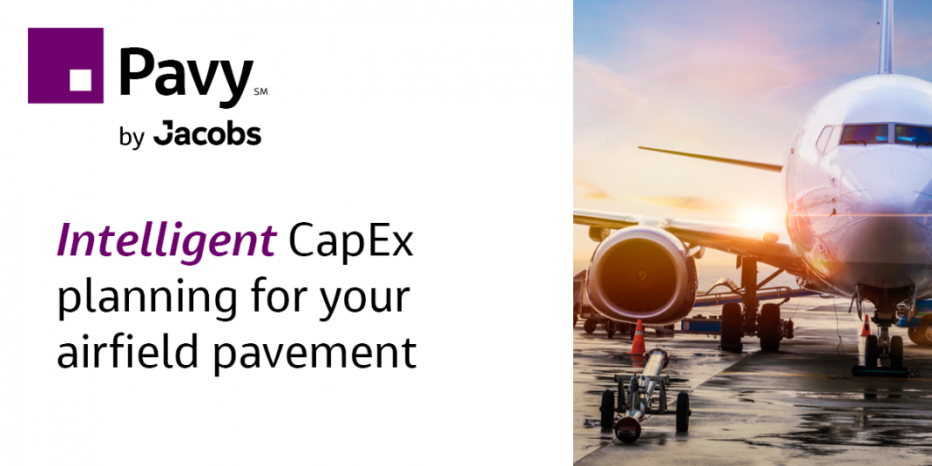 Pavy by Jacobs, Intelligent CapEx planning for your airfield pavement