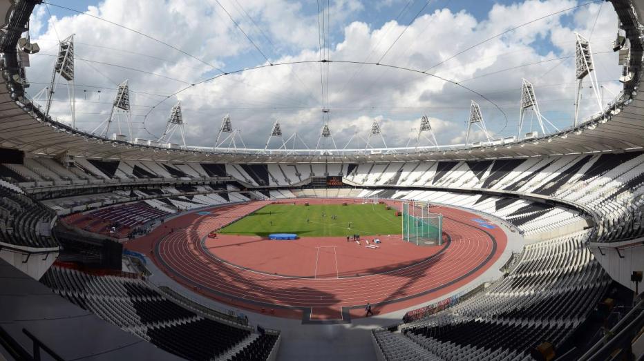 Inside the London Olympic Games stadium 2012