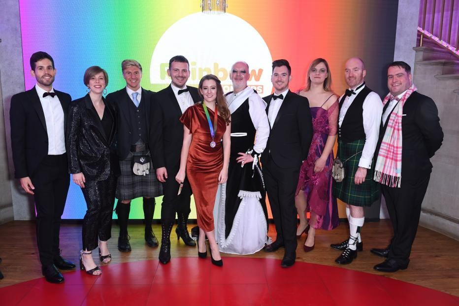 Prism Europe team at the Rainbow Honors Awards