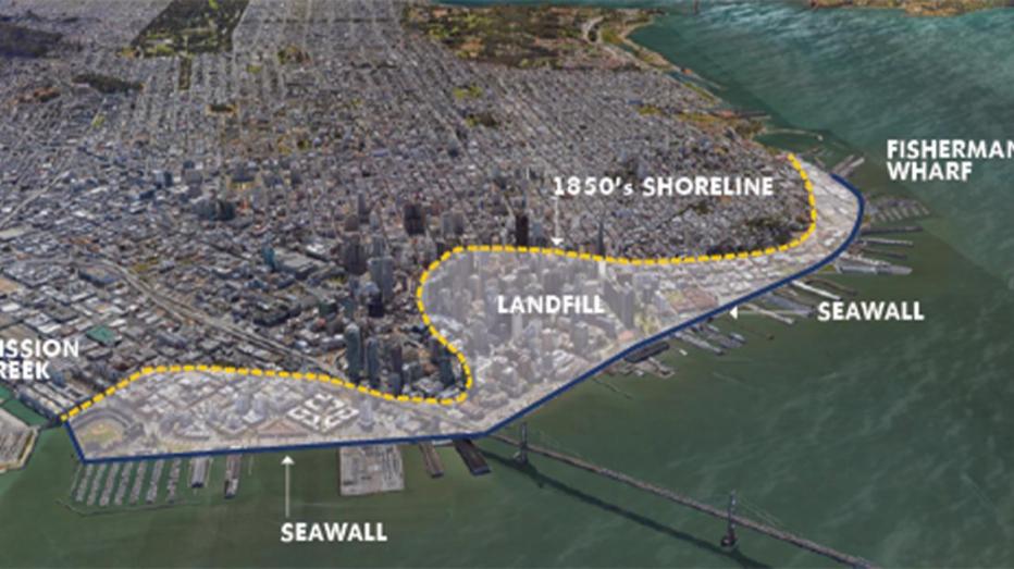 San Francisco Seawall Map
