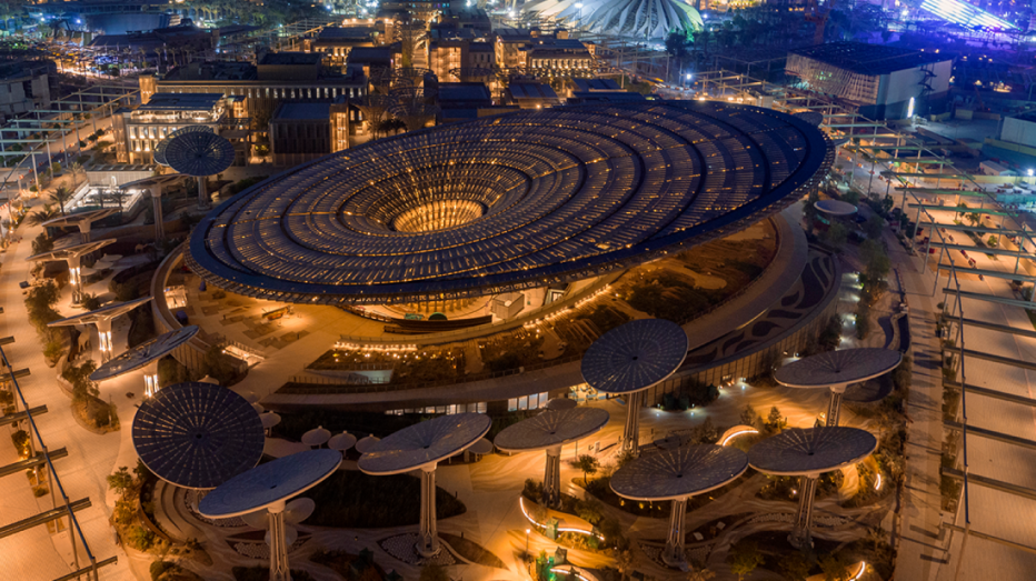Terra at night - Expo 2020 Dubai