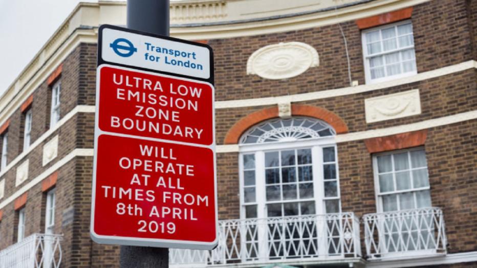 Transport for London Ultra Low Emission Zone Boundary will operate at all times from 8th April 2019