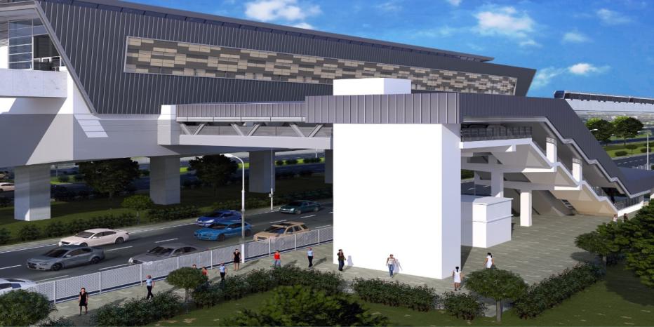 Klang Valley light rail station rendering