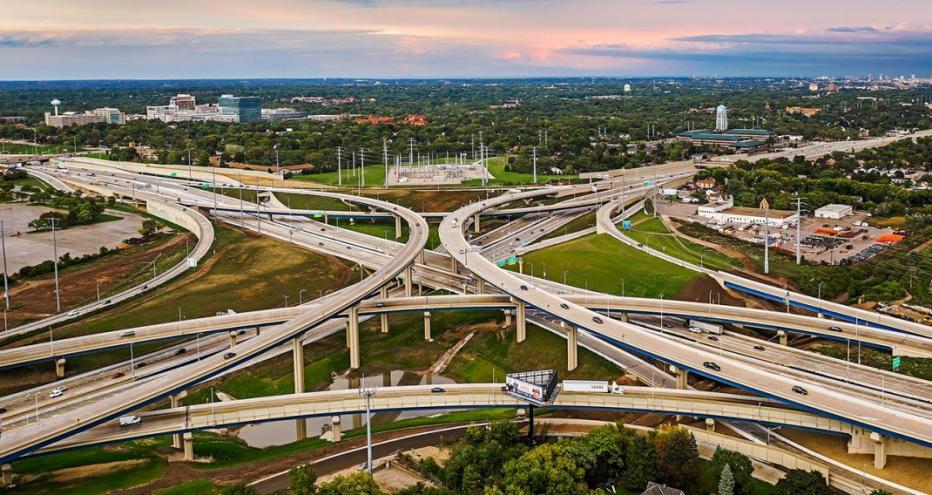 Zoo Interchange Reconstruction Aerial