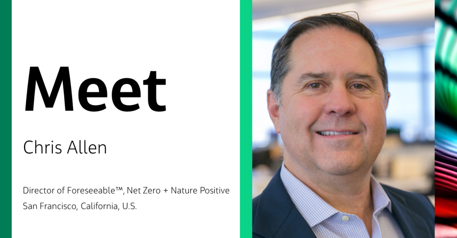 Meet Chris Allen Director of Foreseeable™, Net Zero + Nature Positive San Francisco, California, U.S.