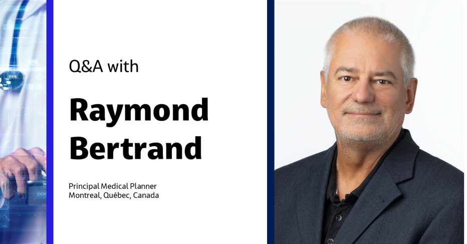 Raymond Bertrand headshot in Q&amp;A banner