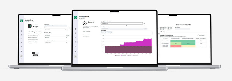 Carbon First UI Mockups